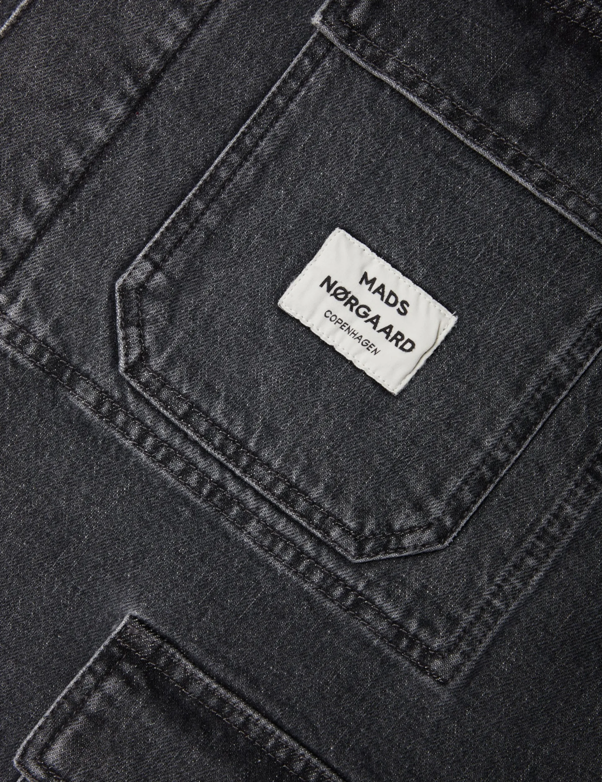 Black Denim Johnny Jacket