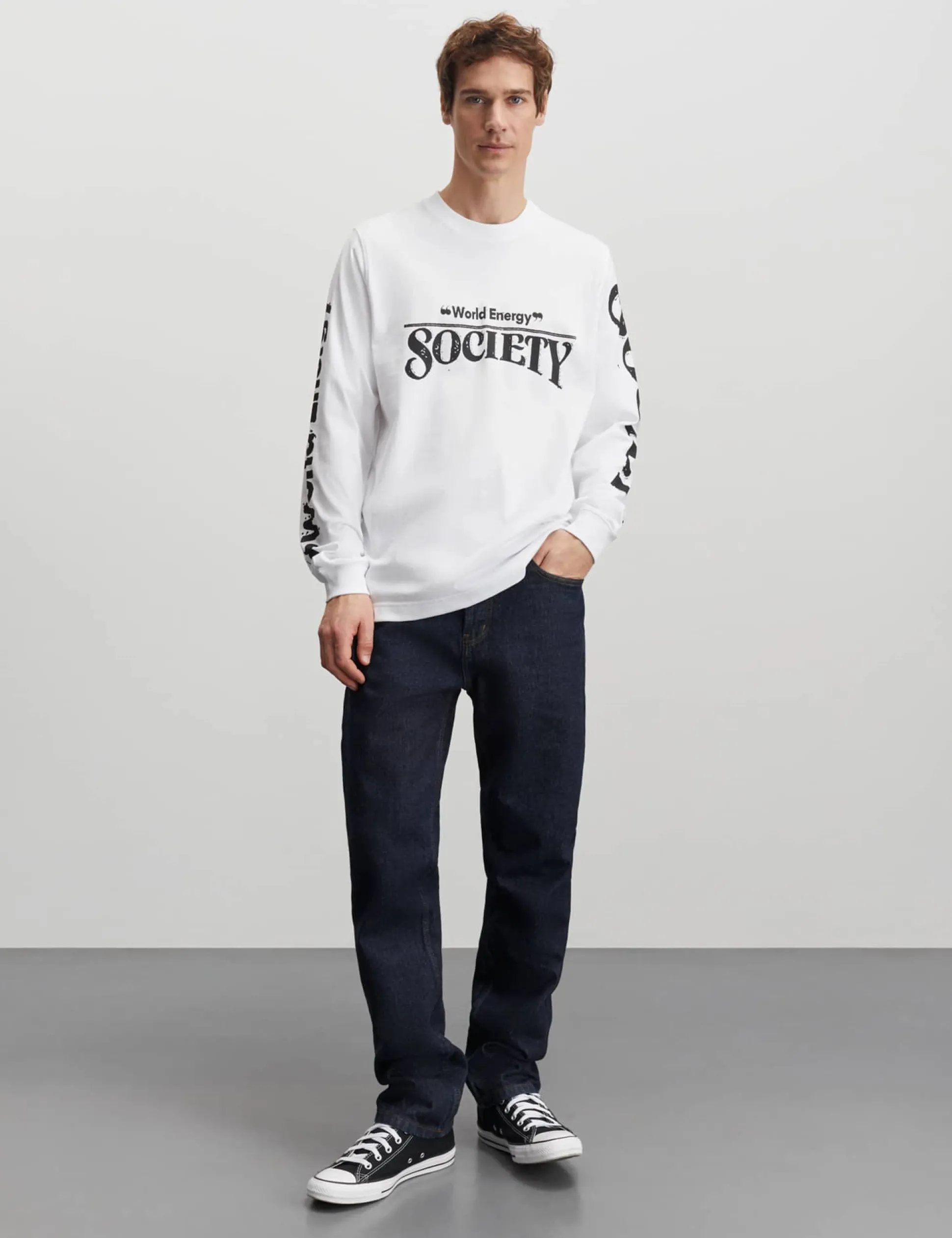 Cotton Jersey Frode World Energy Tee LS