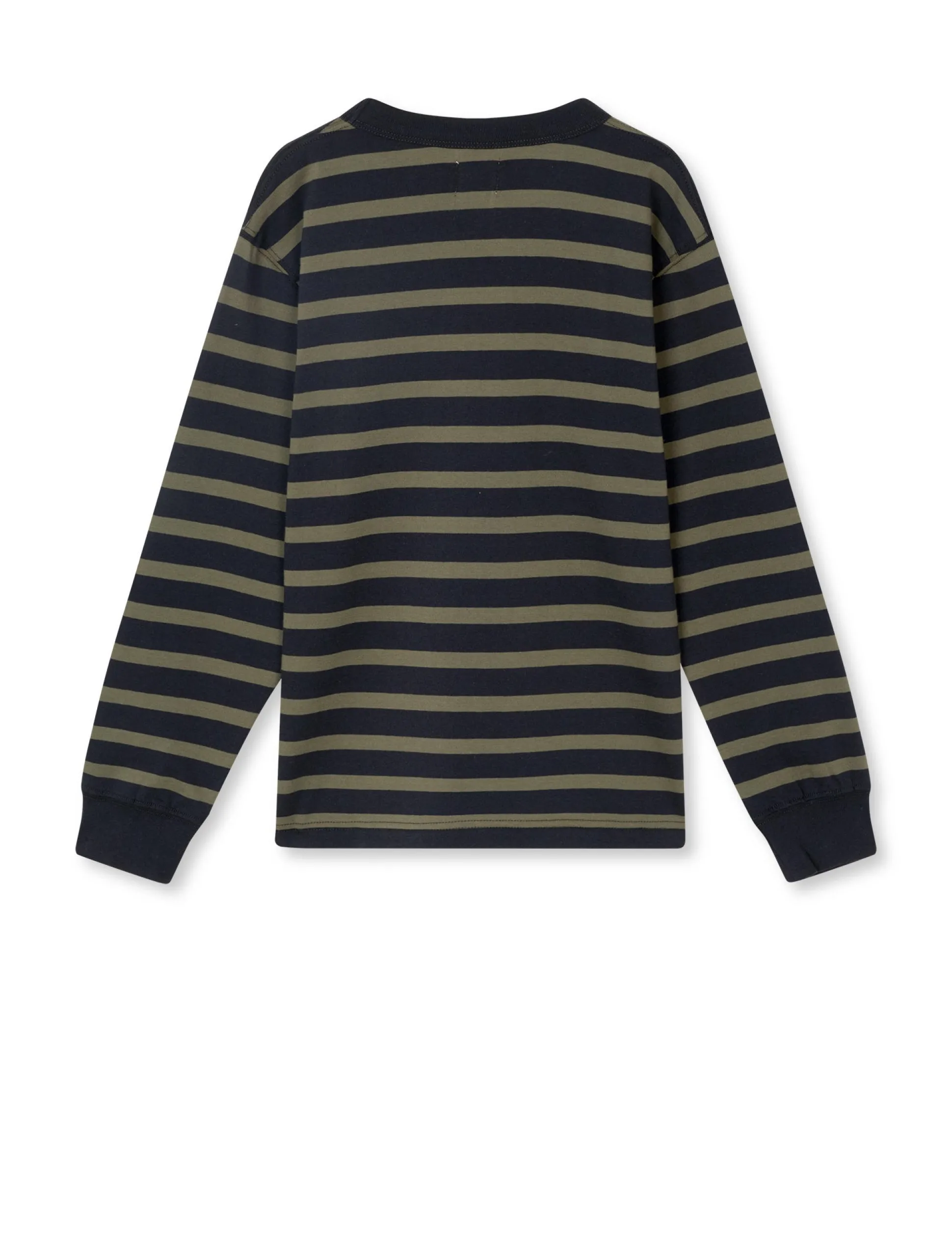 Cotton Jersey Stripe Carlito Tee LS