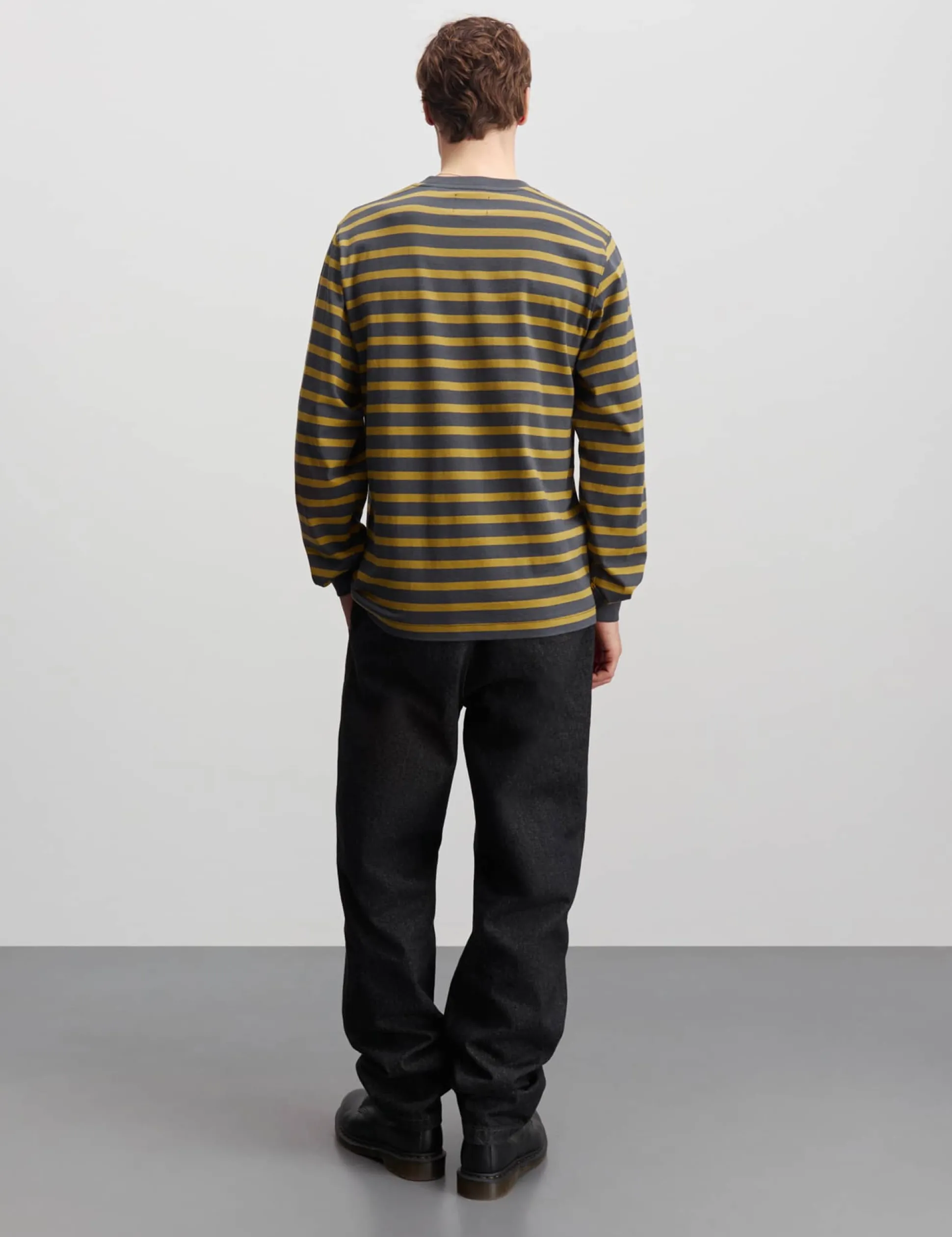 Cotton Jersey Stripe Frode Tee LS