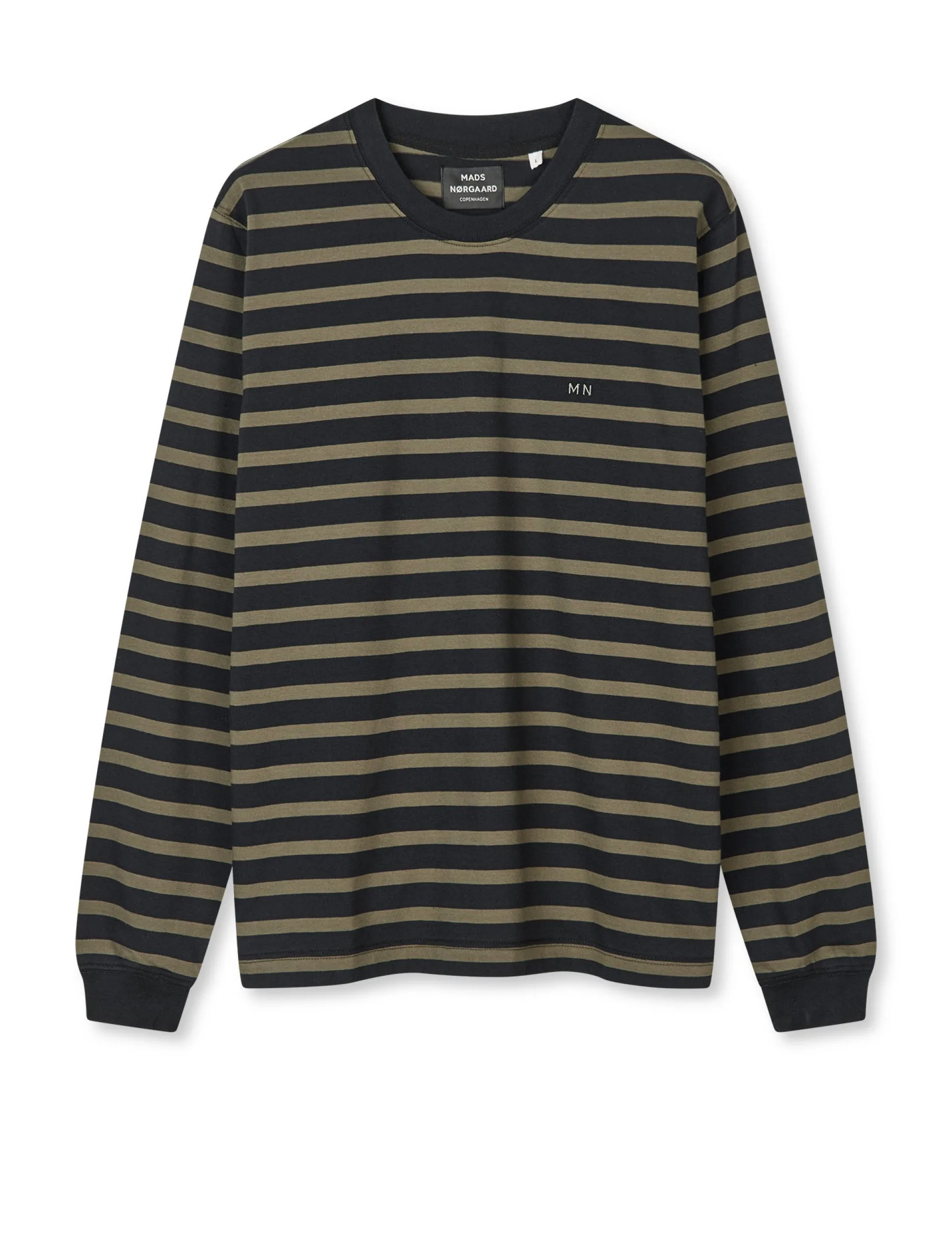 Cotton Jersey Stripe Frode Tee LS