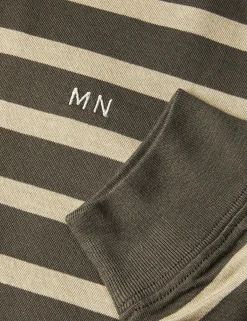 Cotton Jersey Stripe Frode Tee LS