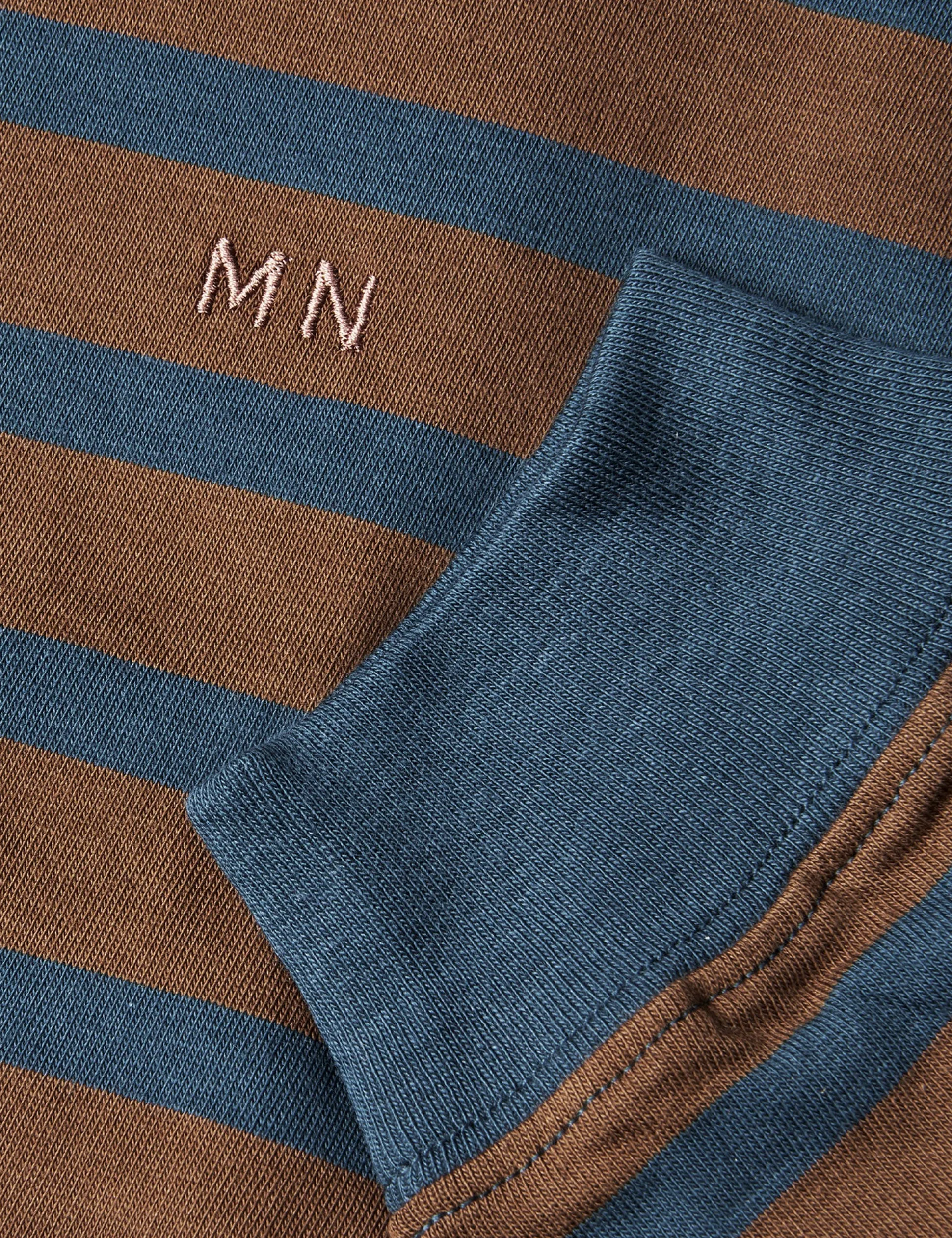 Cotton Jersey Stripe Frode Tee LS