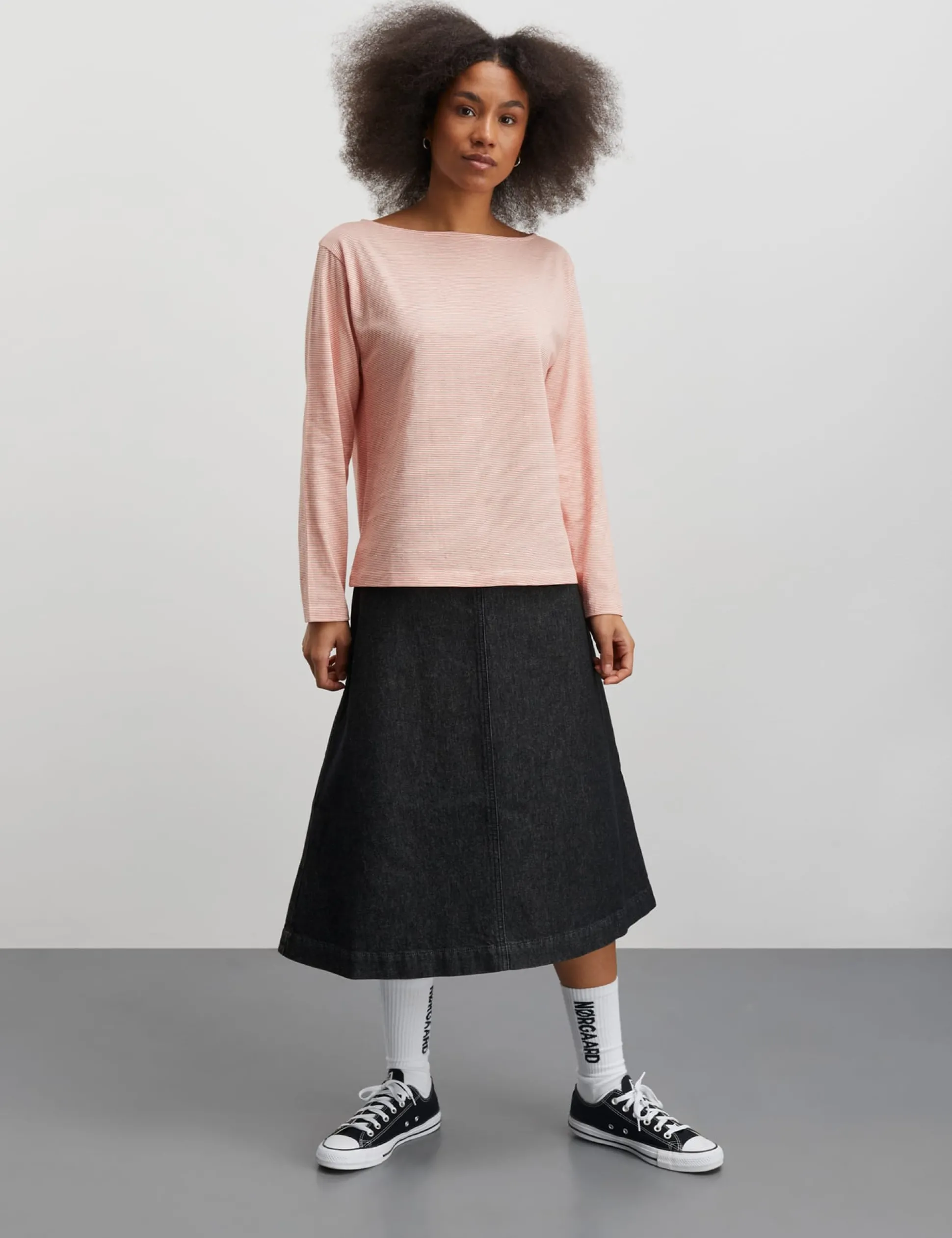 Crisp Jersey Silke Tee LS