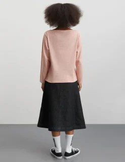 Crisp Jersey Silke Tee LS
