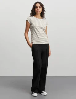 Organic Jersey Stripe Teasy Tee FAV
