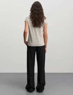 Organic Jersey Stripe Teasy Tee FAV