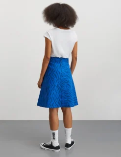 Sketch Denim Stelly Skirt