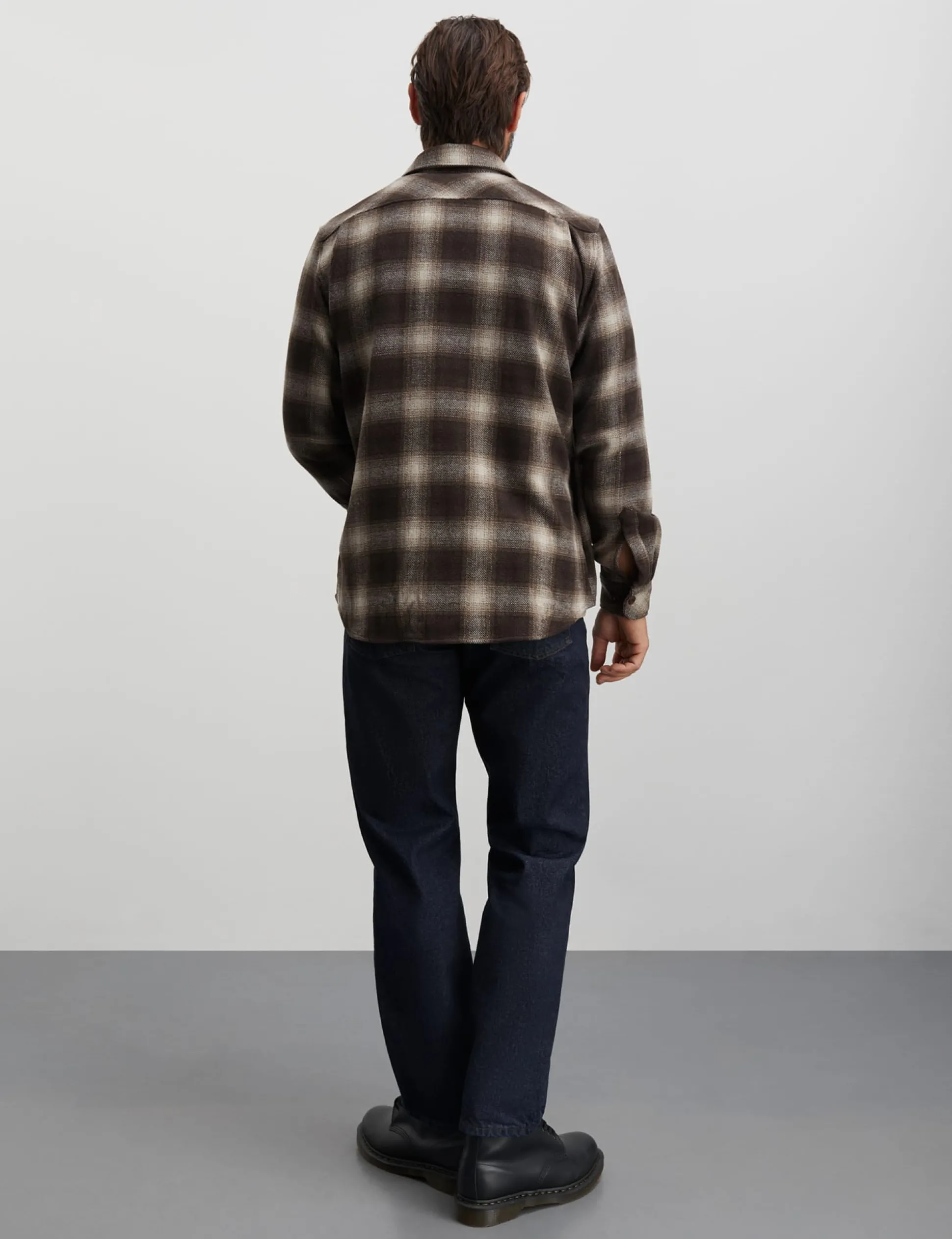 Soft Wool Noah Check Shirt