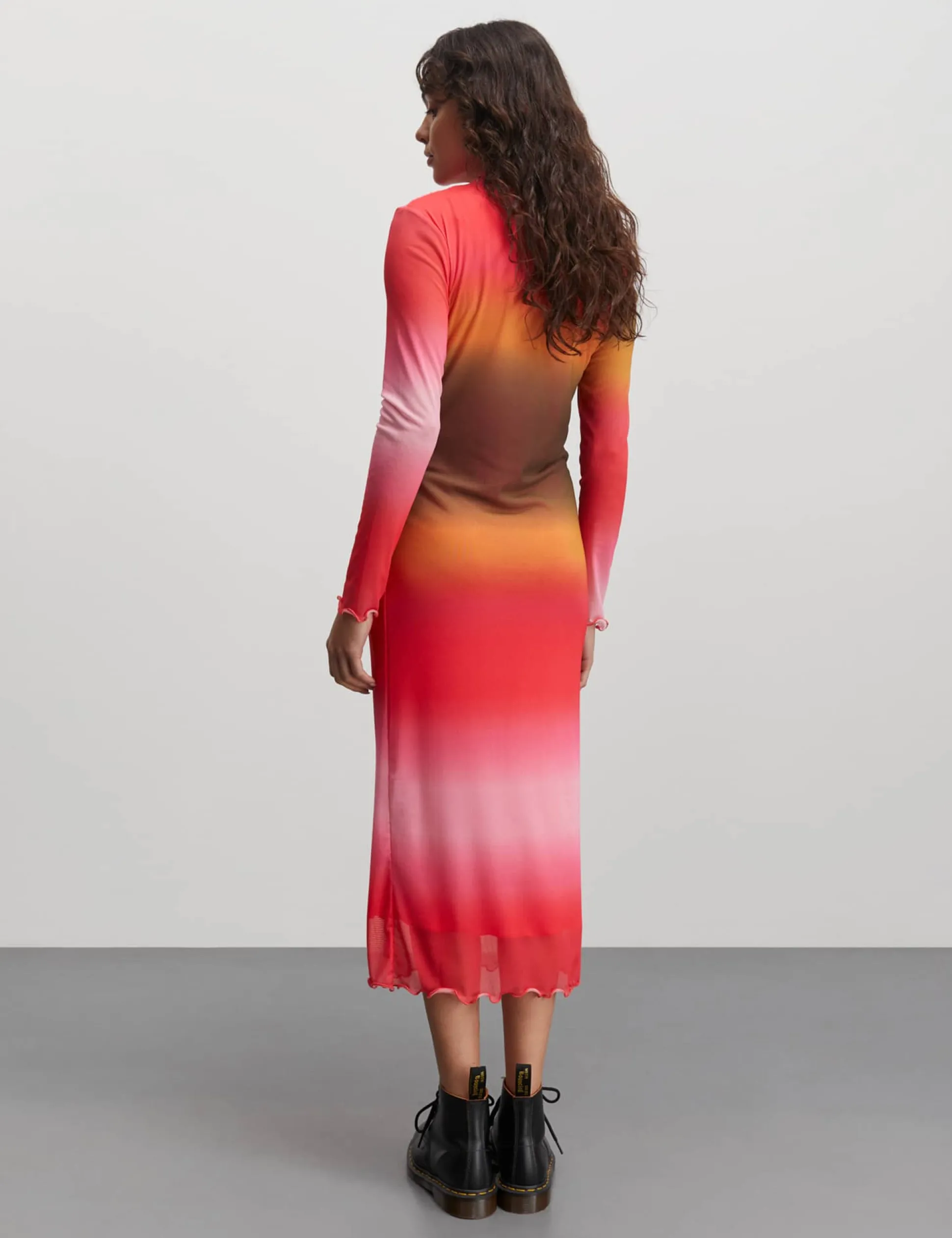 Stretch Mesh Fia Dress AOP