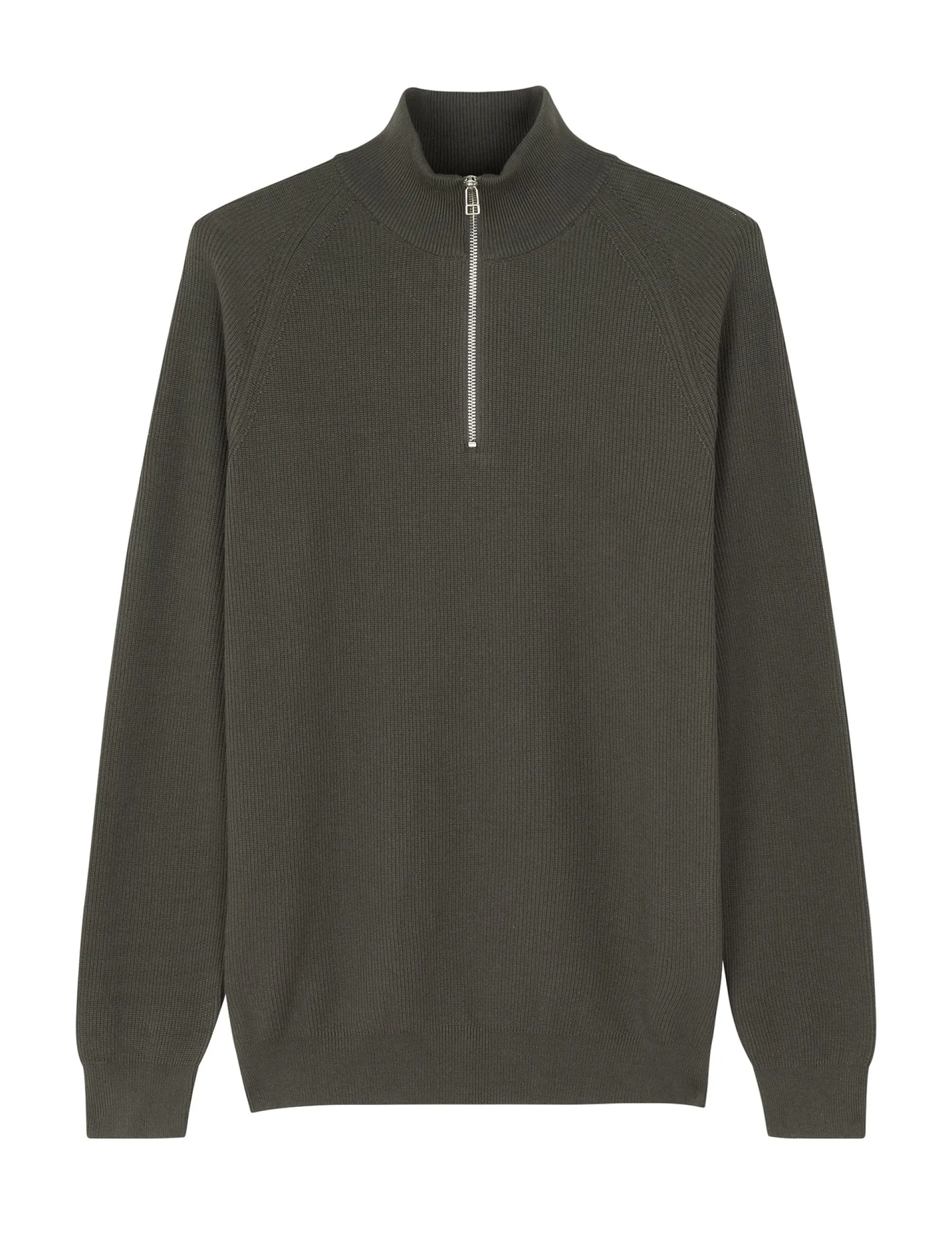Tight Cotton Rune Half Zip Knit