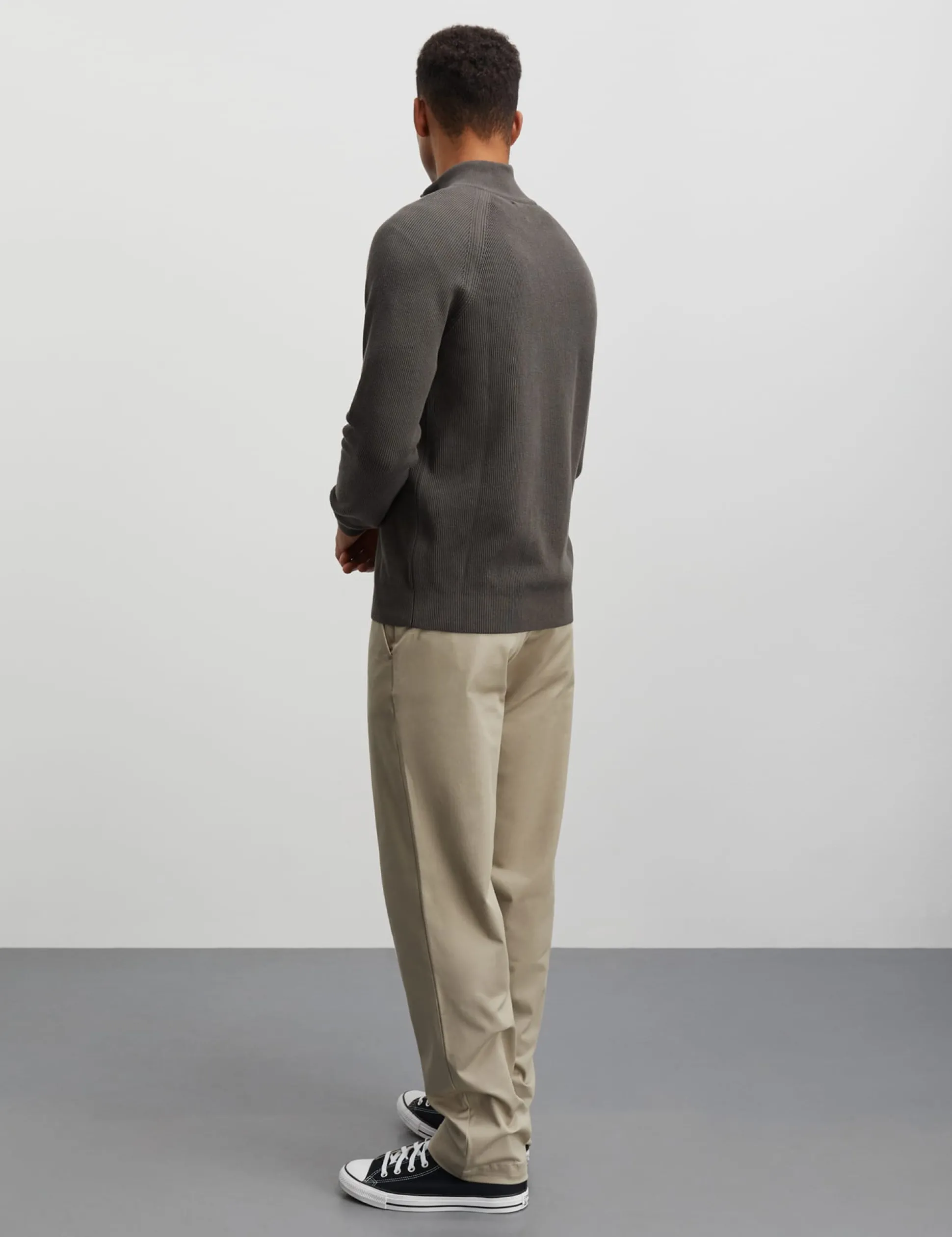 Tight Cotton Rune Half Zip Knit
