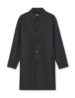 Wool Herringbone Curtis Coat
