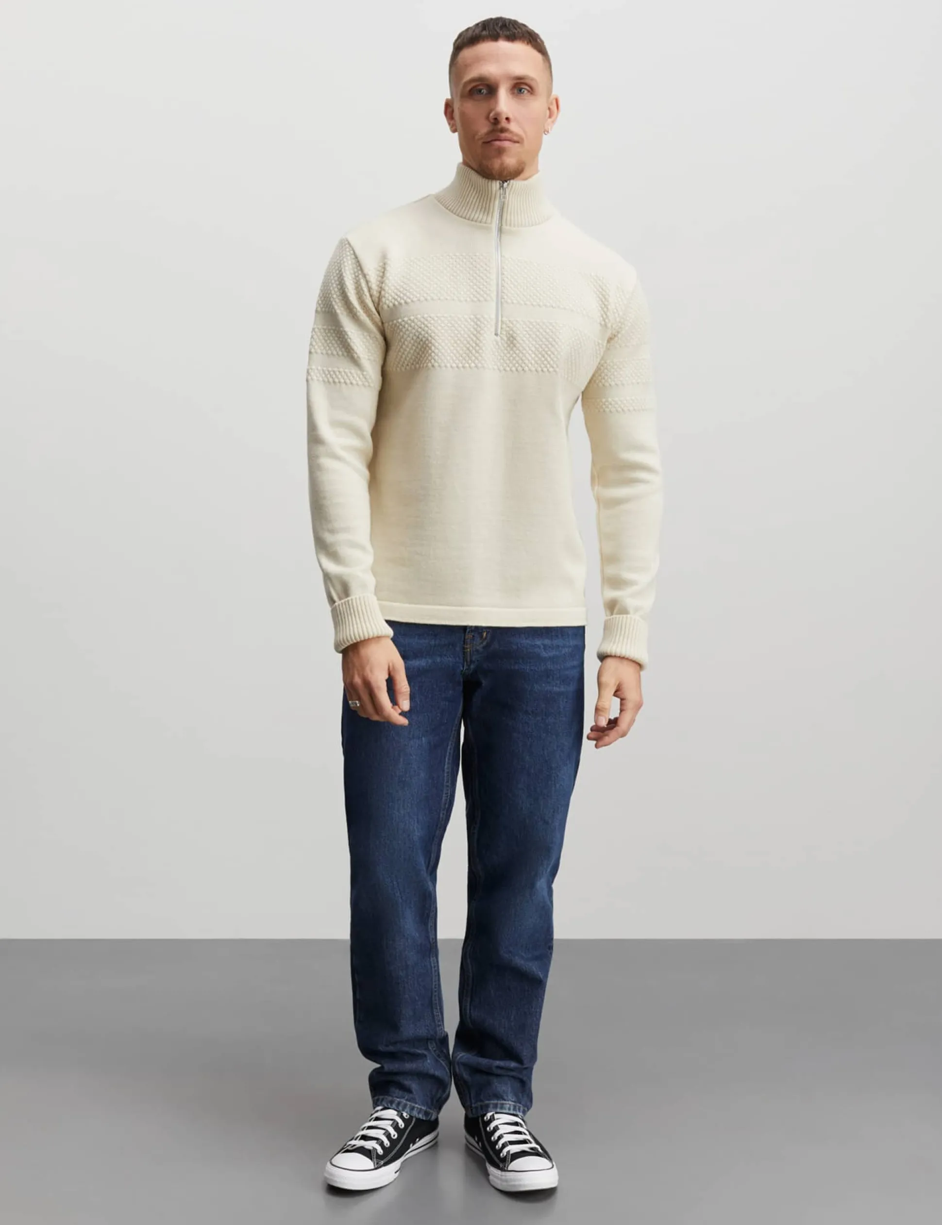 Wool Klemens Half Zip Knit