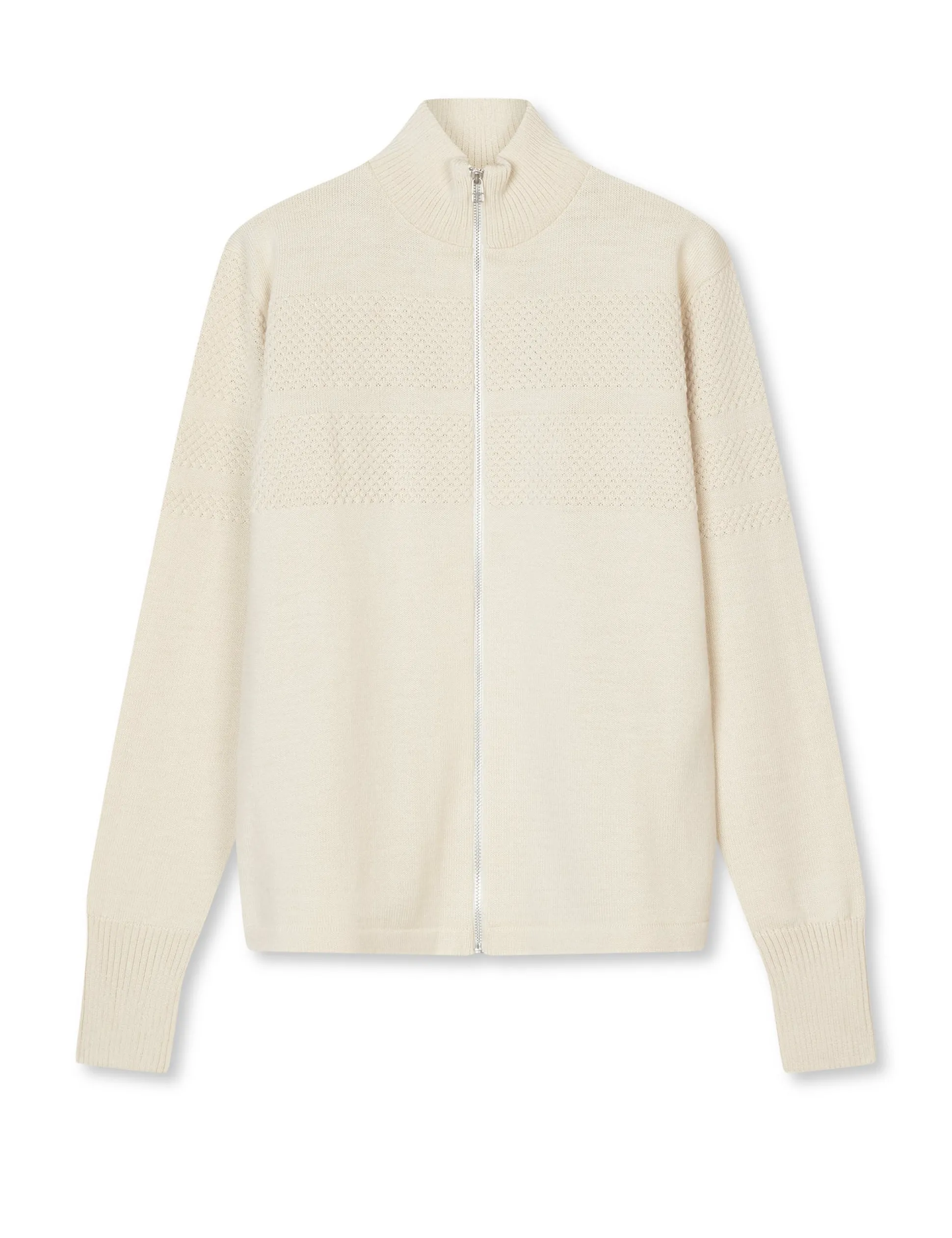 Wool Klemens Zip Knit