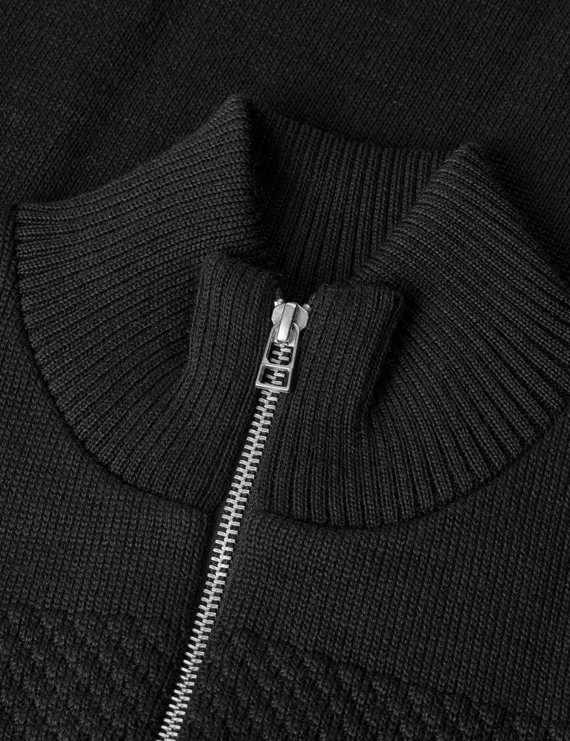 Wool Klemens Zip Knit
