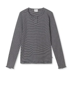 2x2 Cotton Stripe Tala Tee LS